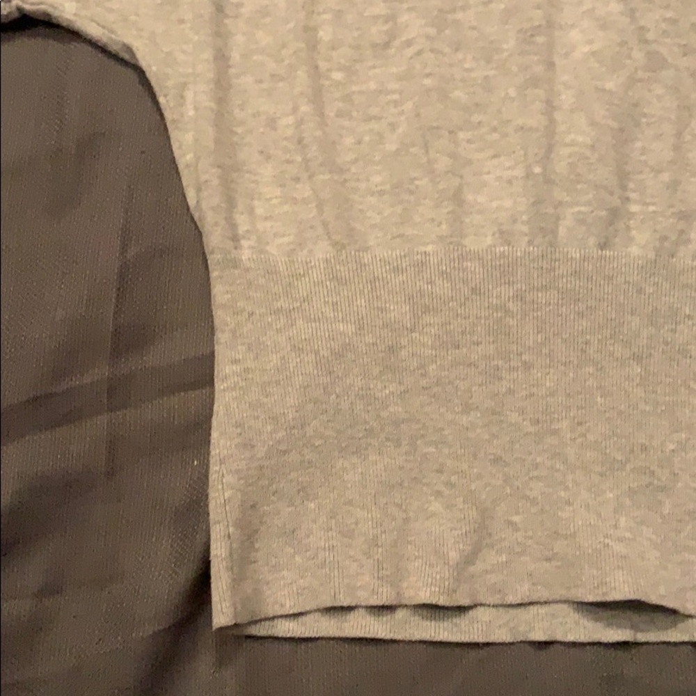 Express Grey Ribbed Shirt - Picture 4 of 10
